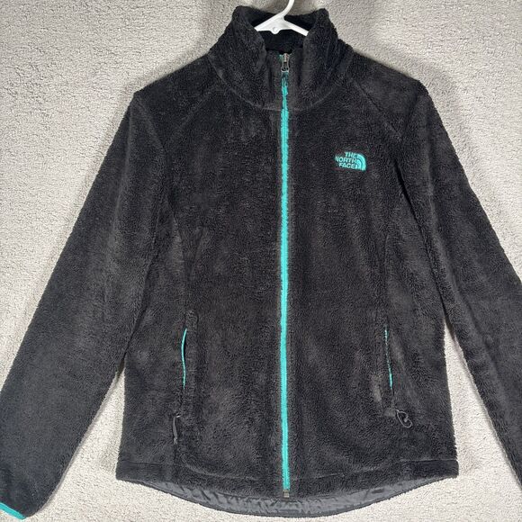 The North Face Osito 2 Full Zip Fleece Jacket Women Size S Black Hiking Outdoors - Picture 2 of 13